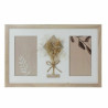 Marco de Fotos DKD Home Decor 39 x 1,2 x 22 cm Cristal Natural Blanco