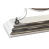 Reloj de Mesa DKD Home Decor 30 x 9,5 x 33 cm Natural Plateado Alumini