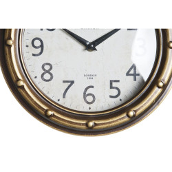 Reloj de Pared DKD Home Decor 28,5 x 8 x 50 cm Cristal Hierro Vintage