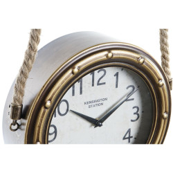 Reloj de Pared DKD Home Decor 28,5 x 8 x 50 cm Cristal Hierro Vintage