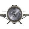 Reloj de Mesa DKD Home Decor 42 x 23 x 14 cm Avión Hierro (2 Unidades
