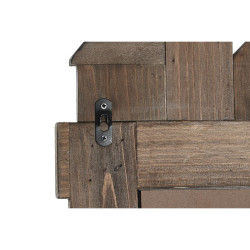 Espejo de pared DKD Home Decor Acabado envejecido Cristal Metal Marró