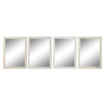 Espejo de pared DKD Home Decor 70 x 2 x 97 cm Cristal Marfil Poliestir