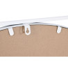 Espejo de pared DKD Home Decor 85,5 x 3 x 85,5 cm Cristal Blanco Hierr