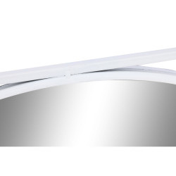 Espejo de pared DKD Home Decor 85,5 x 3 x 85,5 cm Cristal Blanco Hierr