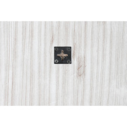 Espejo de pared DKD Home Decor 120 x 2,5 x 120 cm Cristal Natural Blan