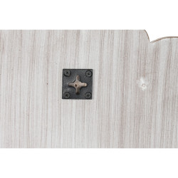 Espejo de pared DKD Home Decor 90 x 1,5 x 90 cm Cristal Natural Blanco