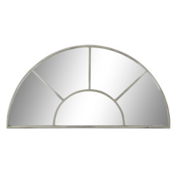 Espejo de pared DKD Home Decor 122 x 2,5 x 62 cm Gris Metal Blanco Vin