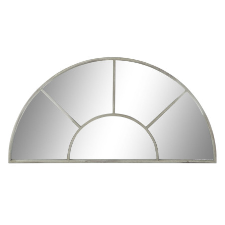 Espejo de pared DKD Home Decor 122 x 2,5 x 62 cm Gris Metal Blanco Vin