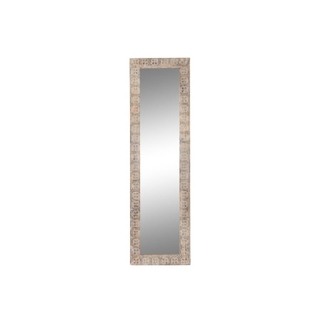 Espejo de pared DKD Home Decor 44 x 3 x 150 cm Cristal Marrón Blanco