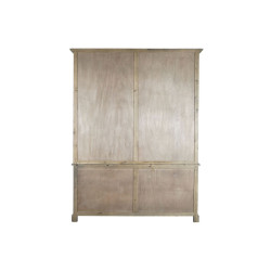 Estantería DKD Home Decor Natural Cristal Hierro Pino Madera Reciclad