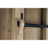 Estantería DKD Home Decor Natural Cristal Hierro Pino Madera Reciclad