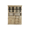 Estantería DKD Home Decor Natural Cristal Hierro Pino Madera Reciclad