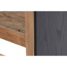 Estantería DKD Home Decor Marrón Negro Pino Madera Reciclada 120 x 4