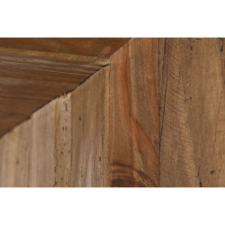 Estantería DKD Home Decor Marrón Negro Pino Madera Reciclada 120 x 4