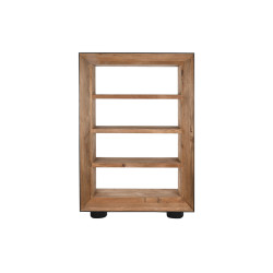 Estantería DKD Home Decor Marrón Negro Pino Madera Reciclada 120 x 4