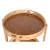 Organizador Multiusos DKD Home Decor Bambú Acero Inoxidable 43,6 x 43