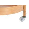 Organizador Multiusos DKD Home Decor Bambú Acero Inoxidable 43,6 x 43