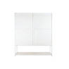 Estantería DKD Home Decor Blanco Negro Metal Madera de mango 170 x 45