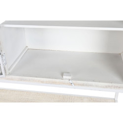 Estantería DKD Home Decor Blanco Negro Metal Madera de mango 170 x 45