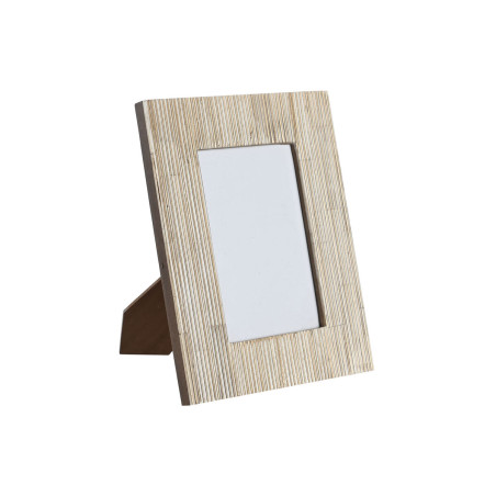 Marco de Fotos DKD Home Decor 17 x 1,8 x 21,5 cm Crema Hueso Resina Co