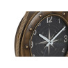 Reloj de Pared DKD Home Decor 43 x 8 x 71 cm Cristal Negro Dorado Hier