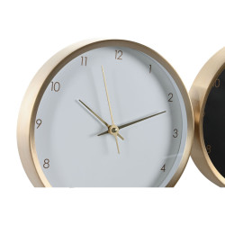Reloj de Mesa DKD Home Decor 25,7 x 4,2 x 25,7 cm Mujer Dorado Alumini