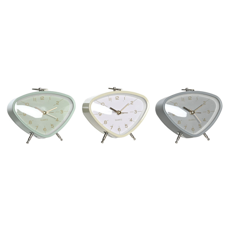 Reloj Despertador DKD Home Decor 11,5 x 4 x 10 cm Metal PVC Vintage (3
