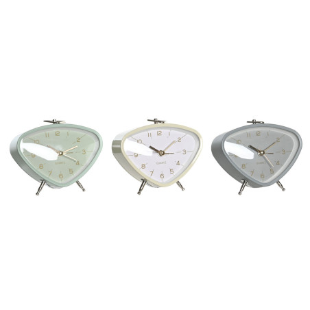 Reloj Despertador DKD Home Decor 11,5 x 4 x 10 cm Metal PVC Vintage (3
