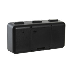 Reloj Despertador DKD Home Decor 17 x 5 x 9 cm Negro Blanco PVC (2 Uni