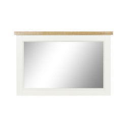 Espejo de pared DKD Home Decor Marrón Beige Cristal Romántico 90 x 4