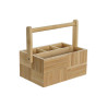Organizador para Cubiertos DKD Home Decor Natural Bambú 27 x 16,5 x 1
