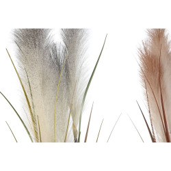 Planta Decorativa Home ESPRIT PVC Polietileno 15 x 15 x 106 cm (2 Unid