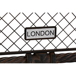 Reloj de Pared Home ESPRIT Gris oscuro Polipropileno Hierro 93 x 5 x 4