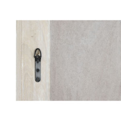Espejo de pared Home ESPRIT Blanco Natural Madera de mango Indio 94 x