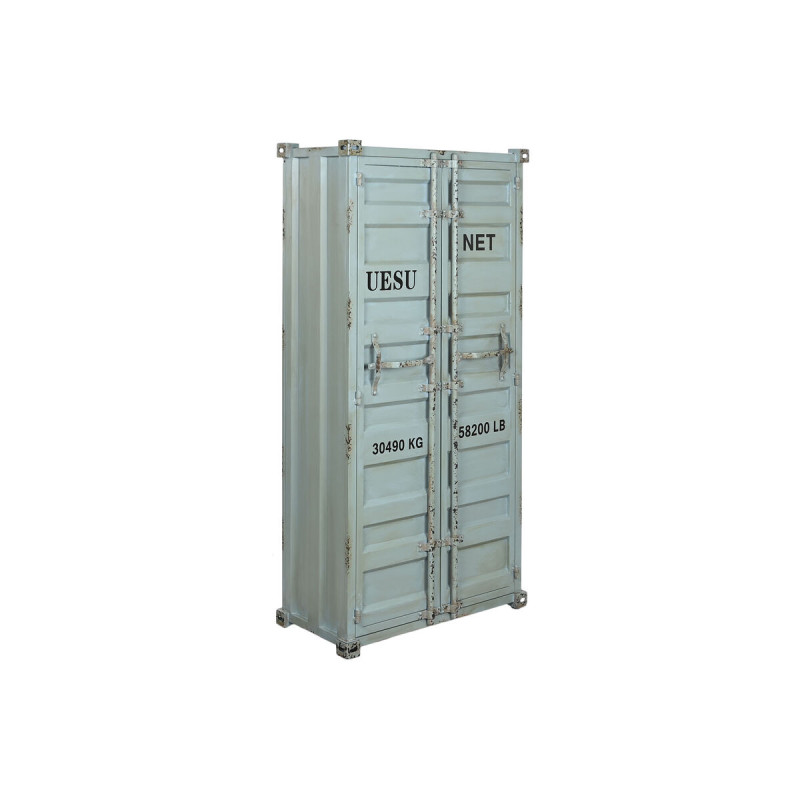 Botellero Home ESPRIT Turquesa Metal Madera MDF 76,5 x 39,5 x 157,5 cm Botellero Home ESPRIT Turquesa Metal Madera MDF 76,5 x 39,5 x 157,5 cm