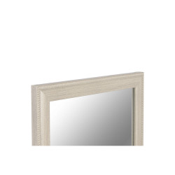 Espejo de pared Home ESPRIT Blanco Marrón Beige Gris Cristal Poliesti