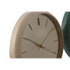 Reloj de Pared Home ESPRIT Verde Rosa PVC Moderno 30 x 4 x 30 cm (2 Un