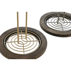 Portarrollo de Papel de Cocina Home ESPRIT Beige Gris Marrón oscuro M