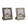 Marco de Fotos Home ESPRIT Negro Verde Natural Cristal Madera MDF Esca