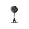 Reloj de Mesa Home ESPRIT Blanco Negro Plateado Metal Cristal 18 x 17