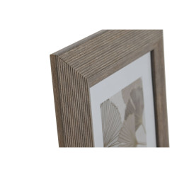Marco de Fotos Home ESPRIT Natural Cristal Poliestireno 21,4 x 1,8 x 2