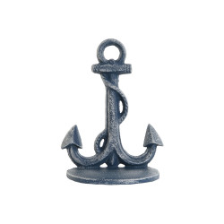 Sujetador de puerta Home ESPRIT Hierro 13 x 7,5 x 17,5 cm Ancla