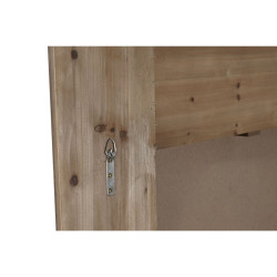 Espejo de pared Home ESPRIT Marrón Natural Abeto Moderno 104 x 9 x 13