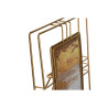 Marco de Fotos Home ESPRIT Dorado Metal Cristal 17,5 x 2,5 x 22,5 cm (