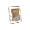 Marco de Fotos Home ESPRIT Dorado Metal Cristal 18,5 x 2,5 x 23,5 cm (