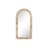 Espejo de pared Home ESPRIT Natural Cristal Tropical 61,5 x 7 x 117 cm