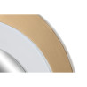 Espejo de pared Home ESPRIT Blanco Dorado Cristal Hierro 90 x 4 x 90 c