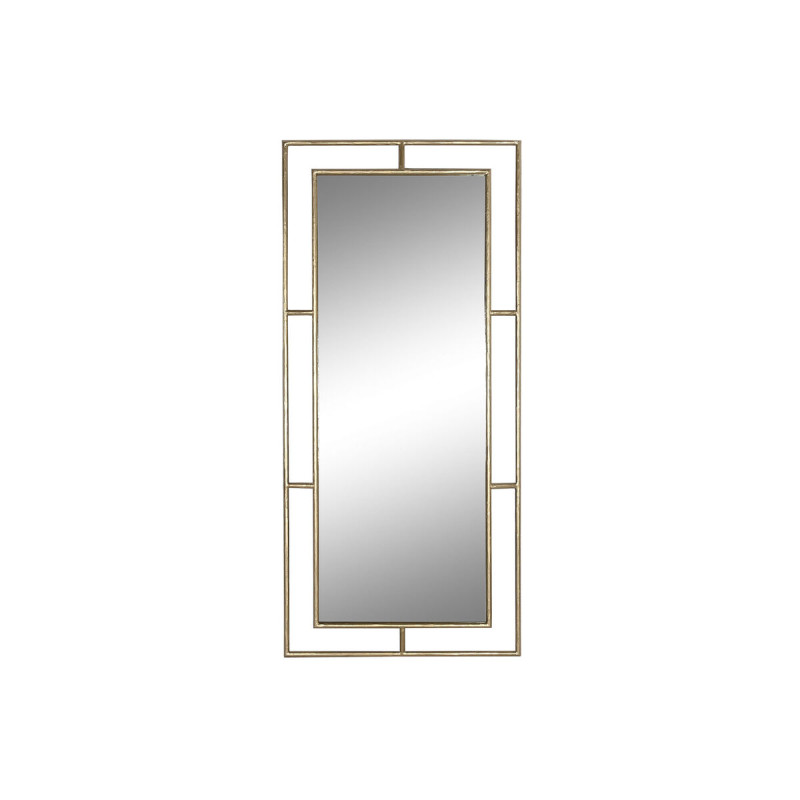 Espejo de pared Home ESPRIT Dorado Cristal Hierro Moderno 96 x 5 x 208
