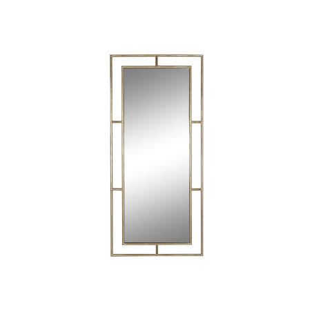 Espejo de pared Home ESPRIT Dorado Cristal Hierro Moderno 96 x 5 x 208